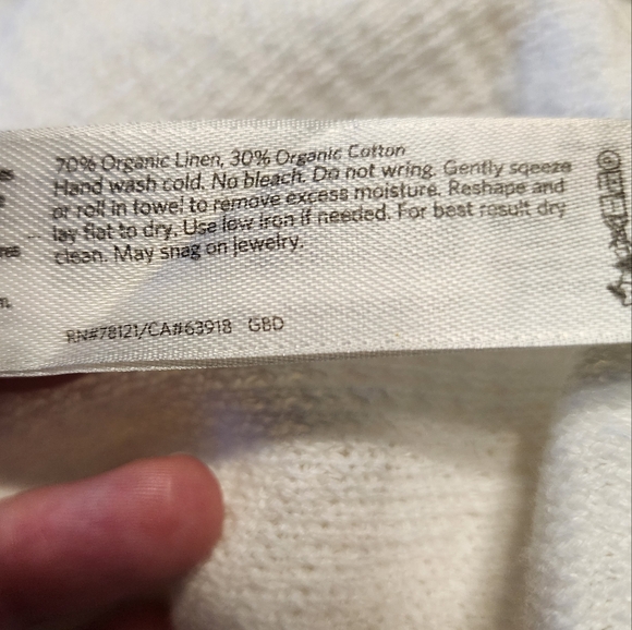 Eileen Fisher Women's White Cardigan Sweater - Picture 5 of 8